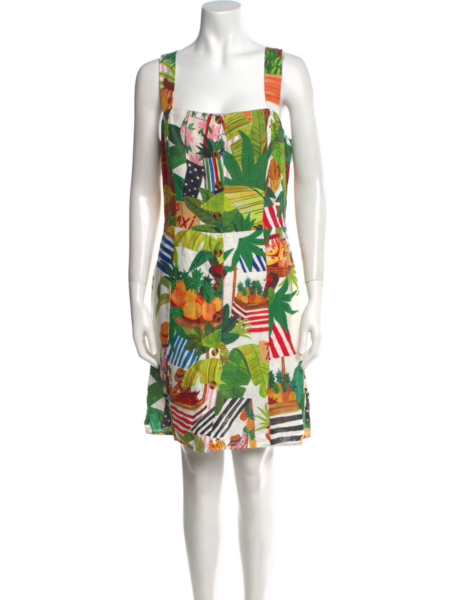 Farm Rio Linen Mini Dress