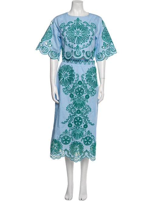 Farm Rio Lace Pattern Skirt Set