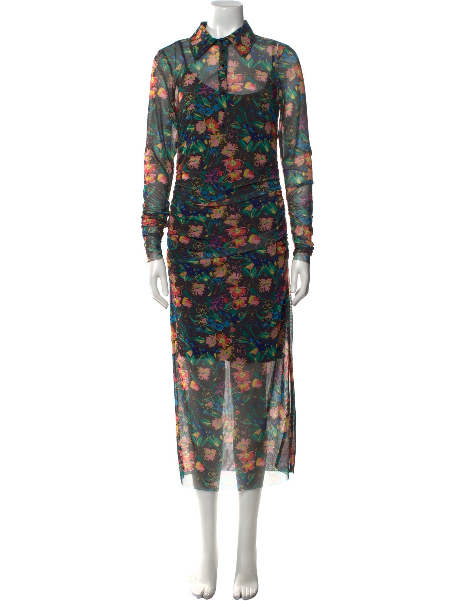Ted Baker Floral Print Long Dress