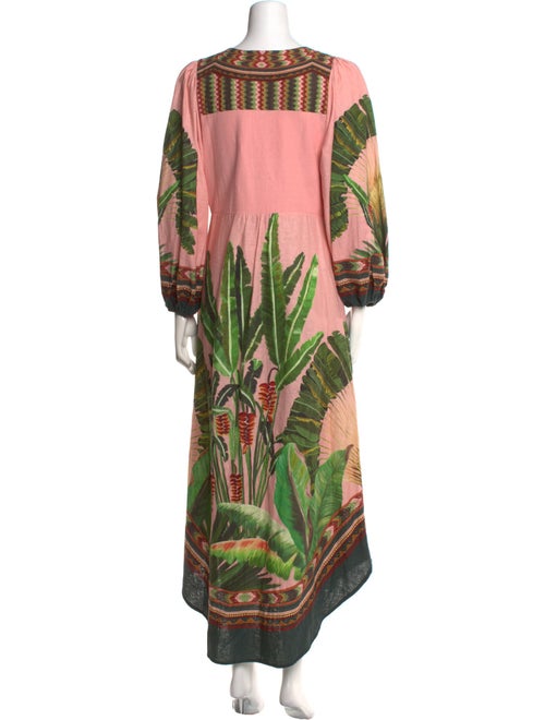 Farm Rio Linen Long Dress