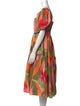 Farm Rio Printed Midi Length Dress