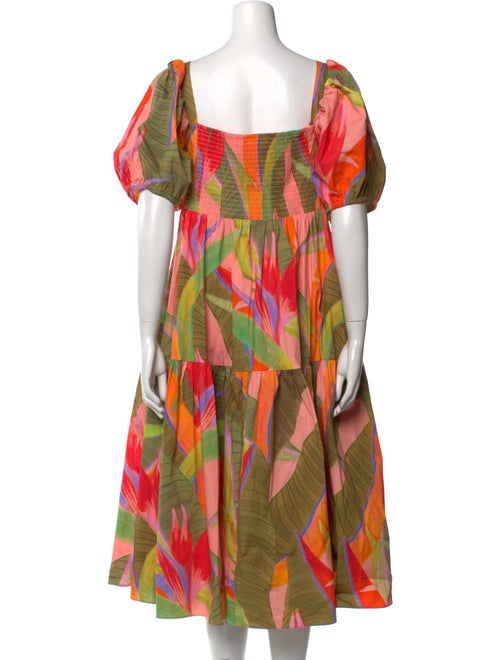 Farm Rio Printed Midi Length Dress