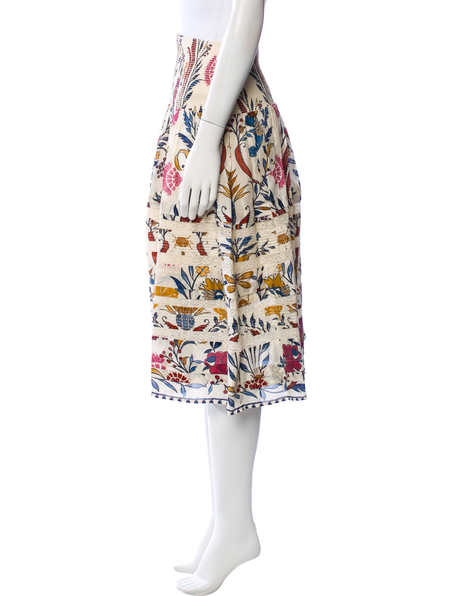 Farm Rio Printed Midi Length Skirt