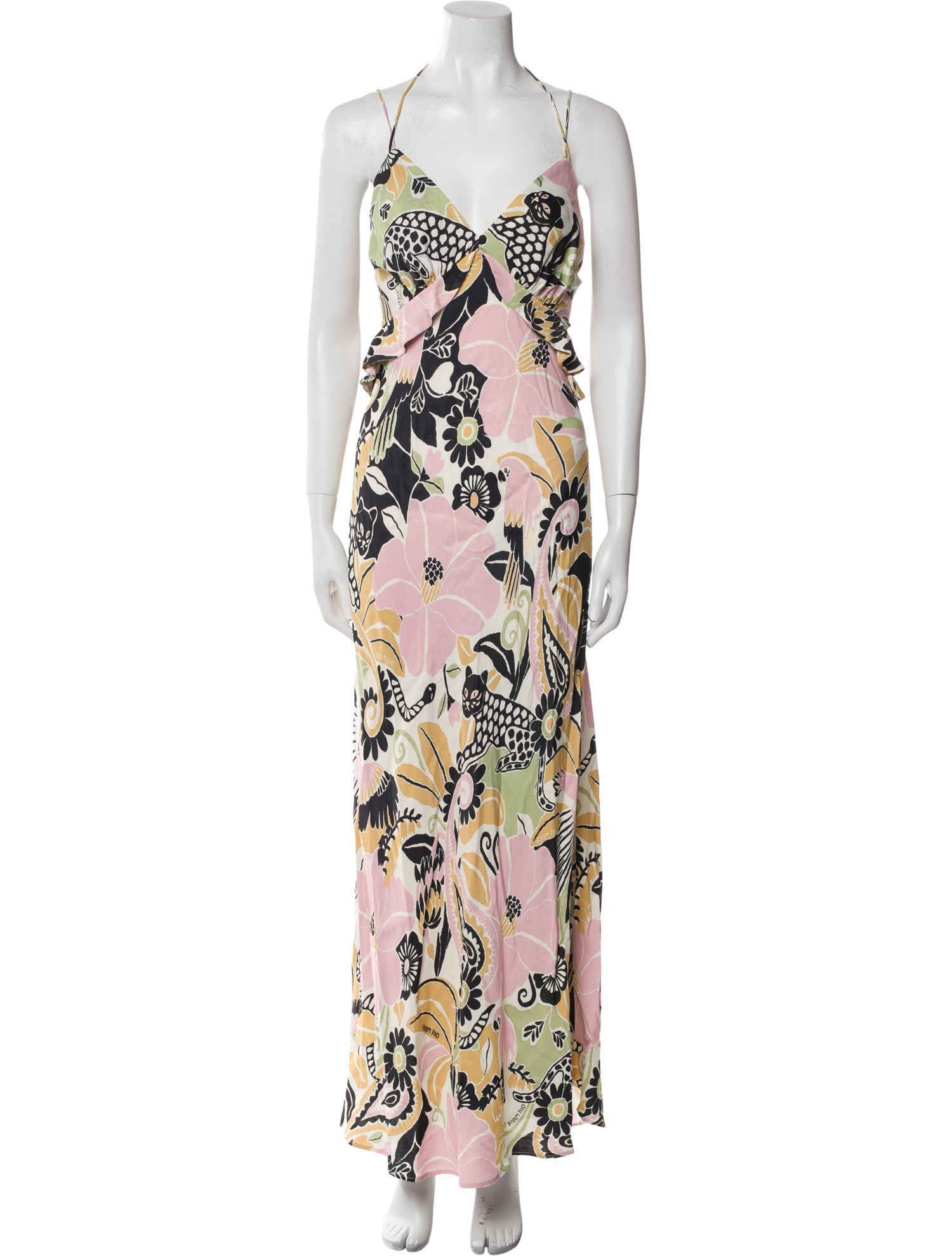 Farm Rio Printed Long Dress