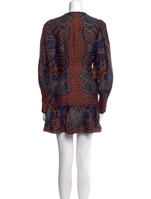 Farm Rio Paisley Print Mini Dress