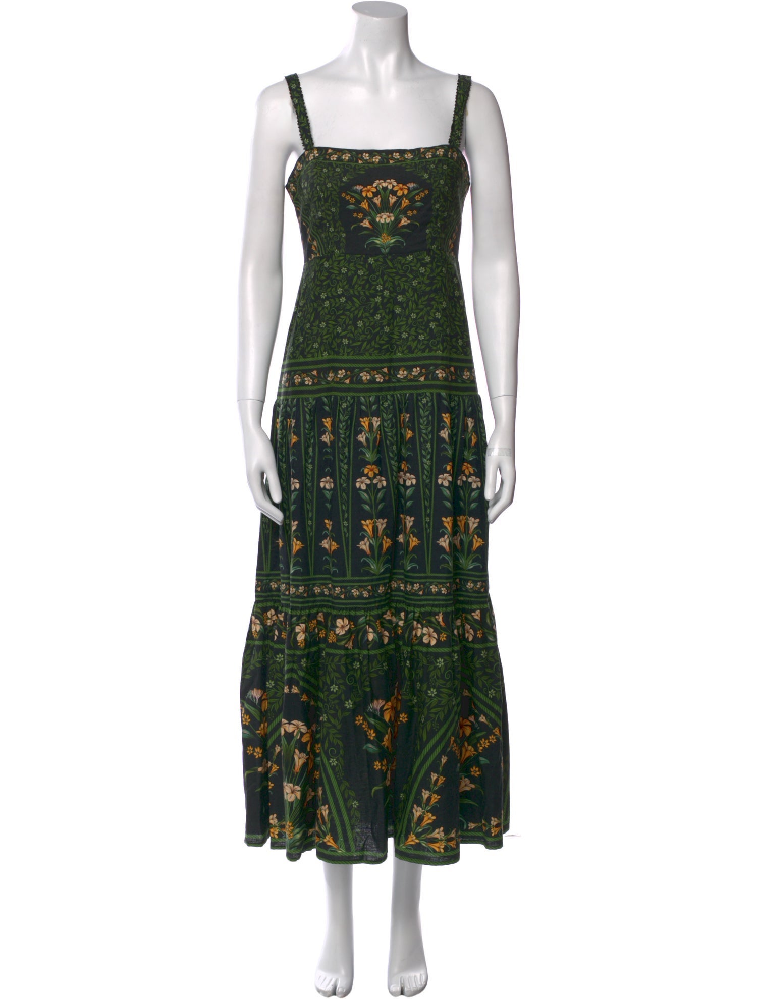 Farm Rio Linen Midi Length Dress w/ Tags