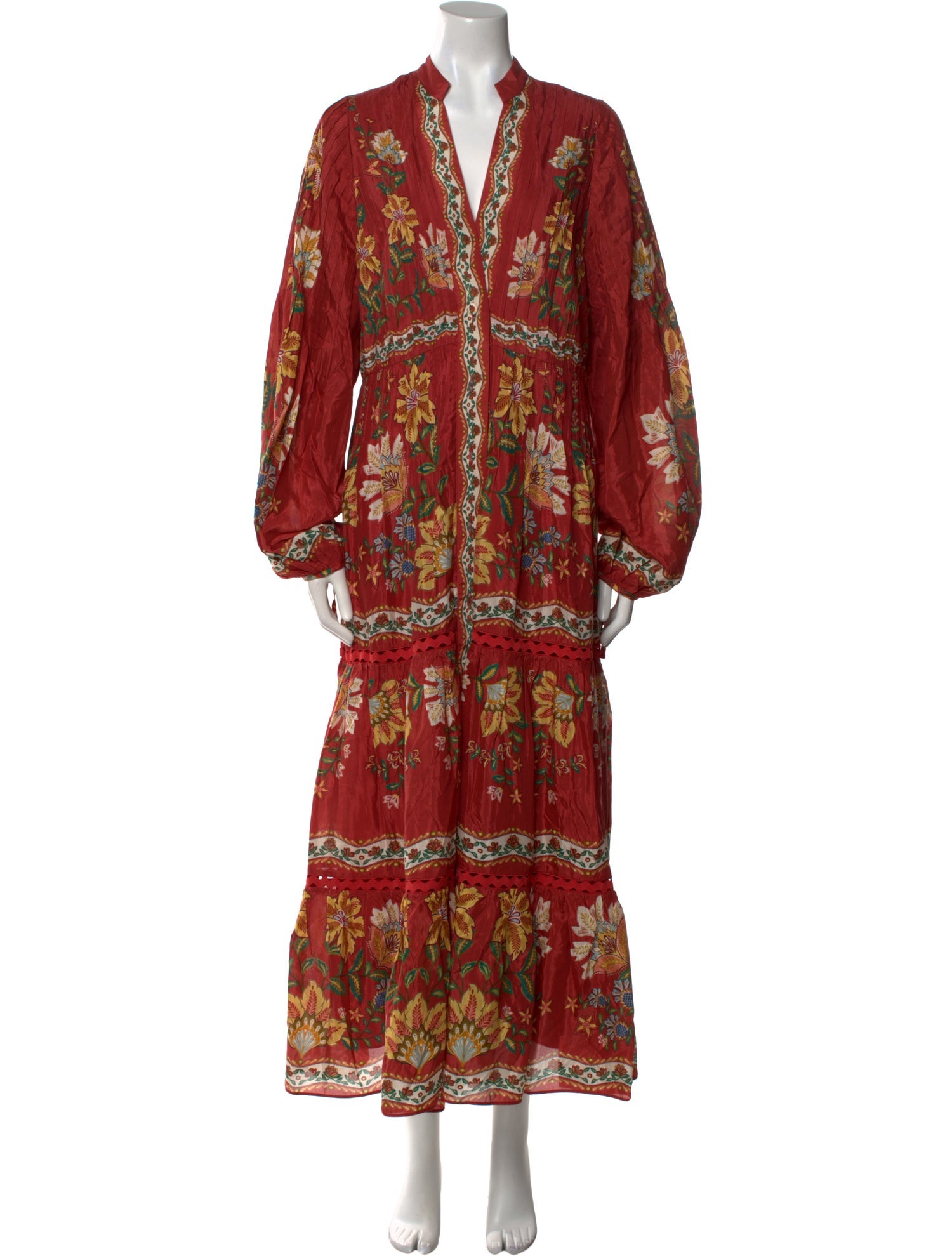 Farm Rio Printed Long Dress