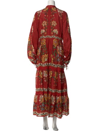 Farm Rio Printed Long Dress