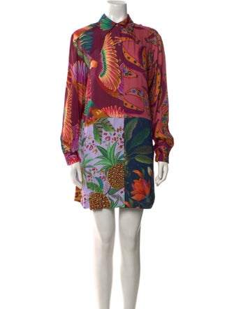 Farm Rio Printed Mini Dress