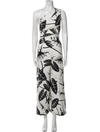 Farm Rio Linen Printed Jumpsuit