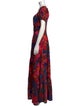 Farm Rio Floral Print Long Dress