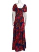 Farm Rio Floral Print Long Dress