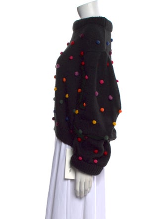 Farm Rio Printed Mock Neck Sweater