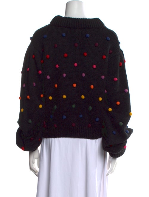 Farm Rio Printed Mock Neck Sweater