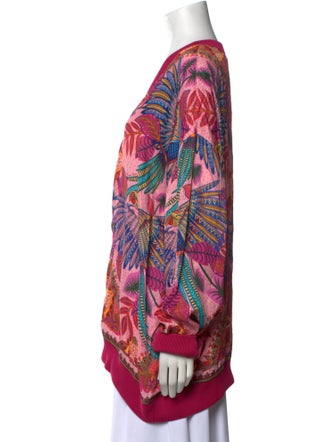 Farm Rio Paisley Print V-Neck Tunic