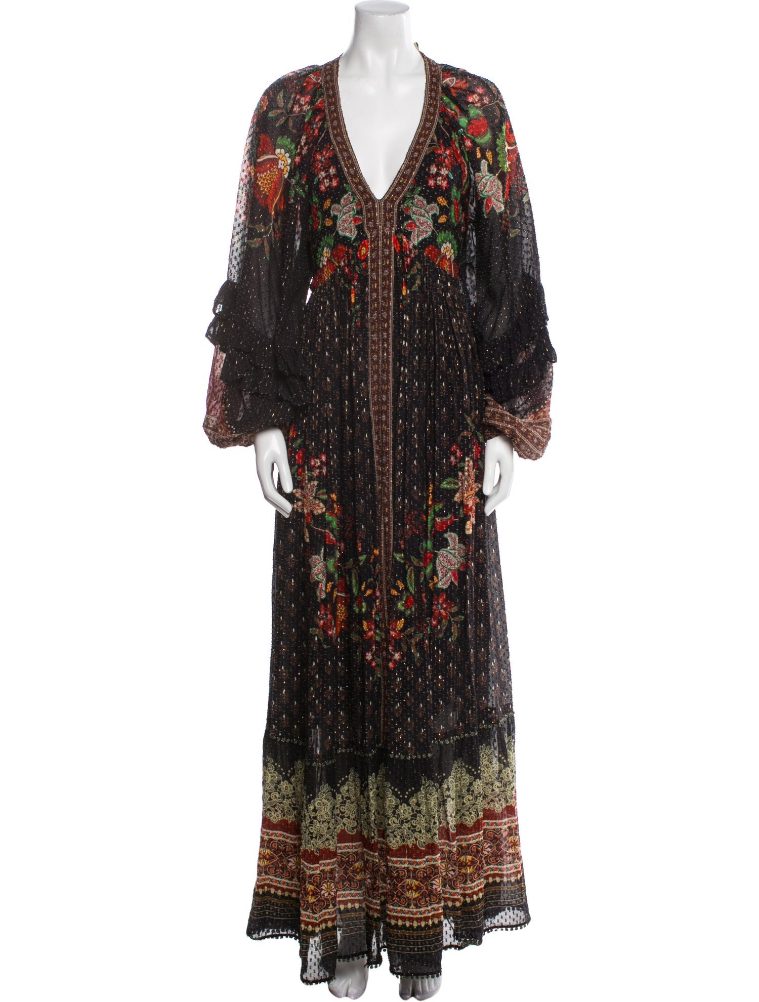 Farm Rio Printed Long Dress