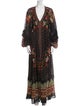Farm Rio Printed Long Dress