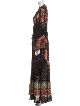 Farm Rio Printed Long Dress