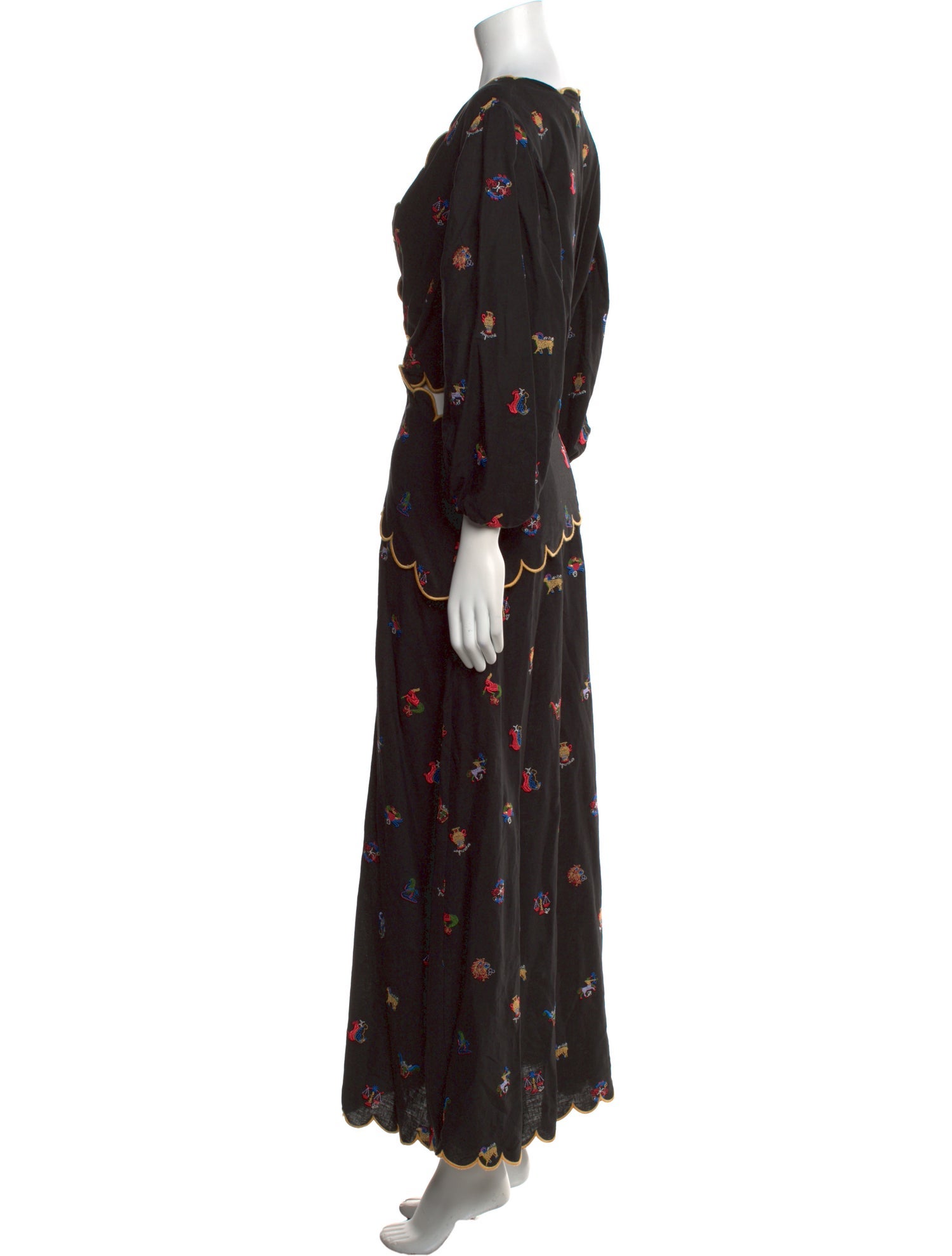 Farm Rio Linen Long Dress