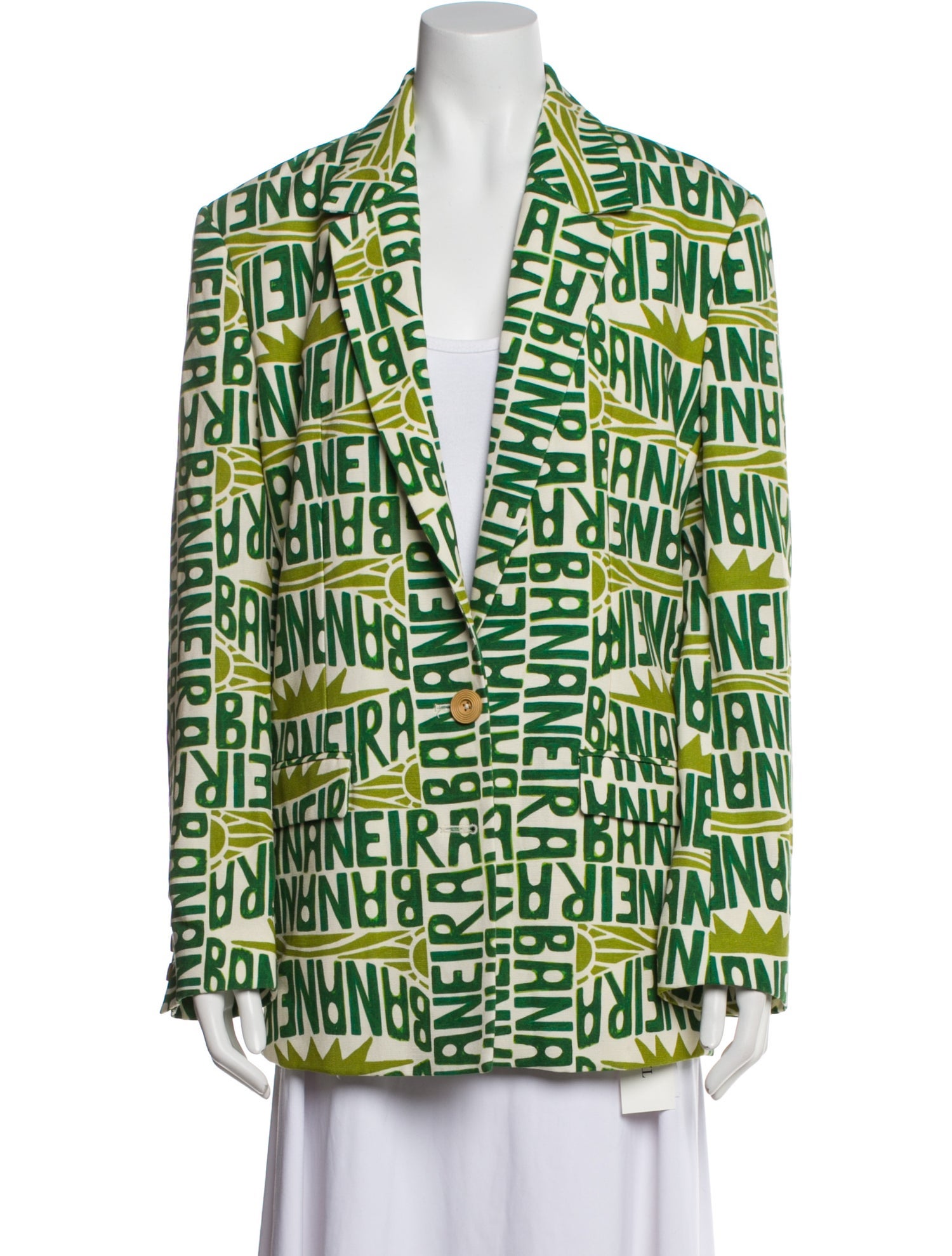 Farm Rio Printed Blazer