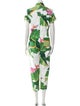 Farm Rio Floral Print Off-The-Shoulder Jumpsuit