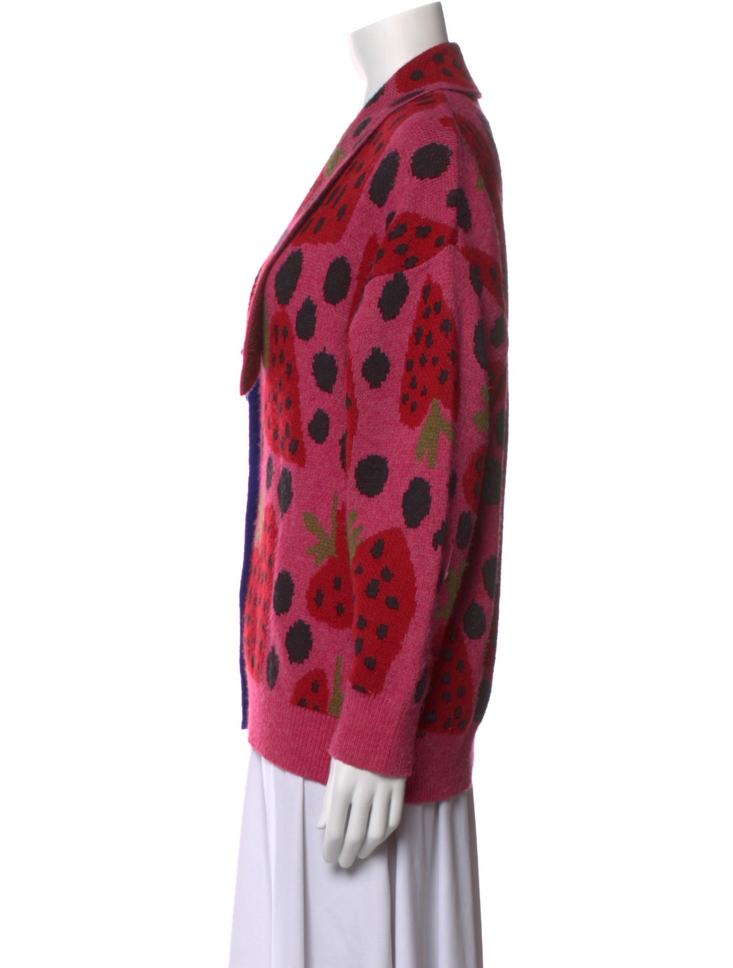 Farm Rio Printed V-Neck Sweater