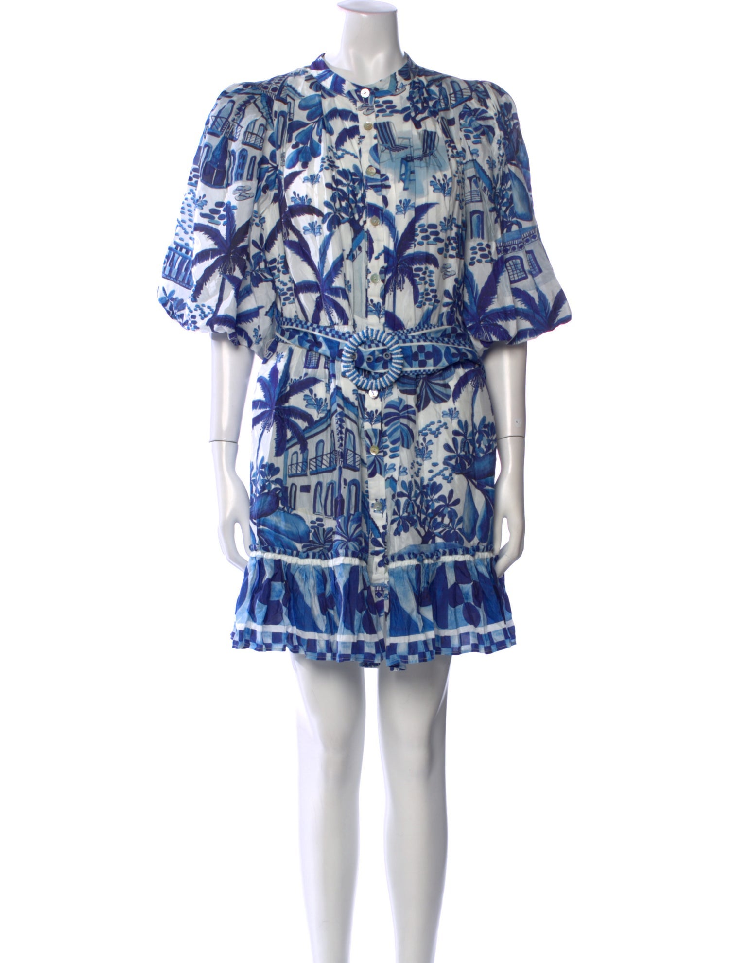 Farm Rio Printed Mini Dress