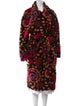 Farm Rio Printed Faux Fur Coat