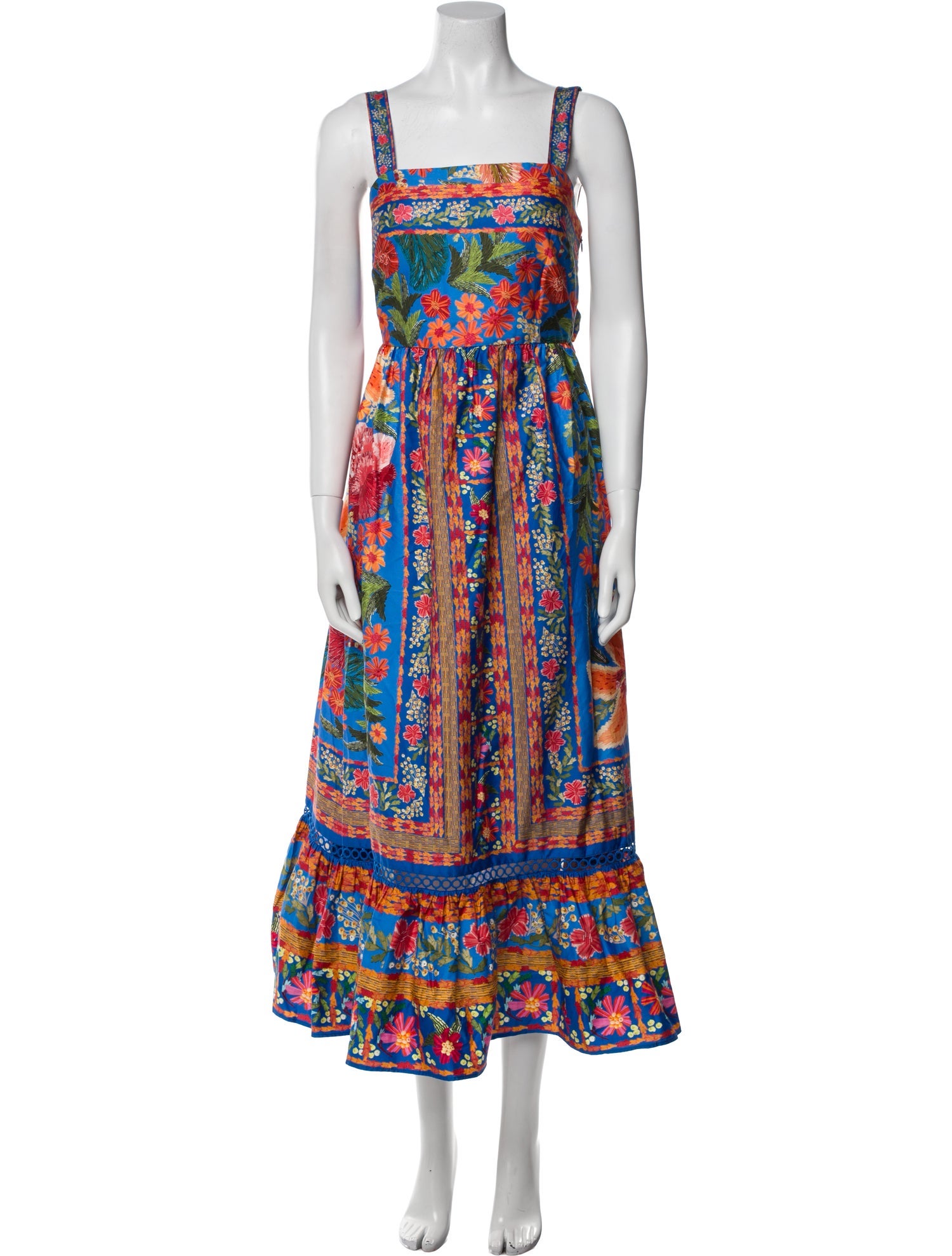 Farm Rio Printed Long Dress