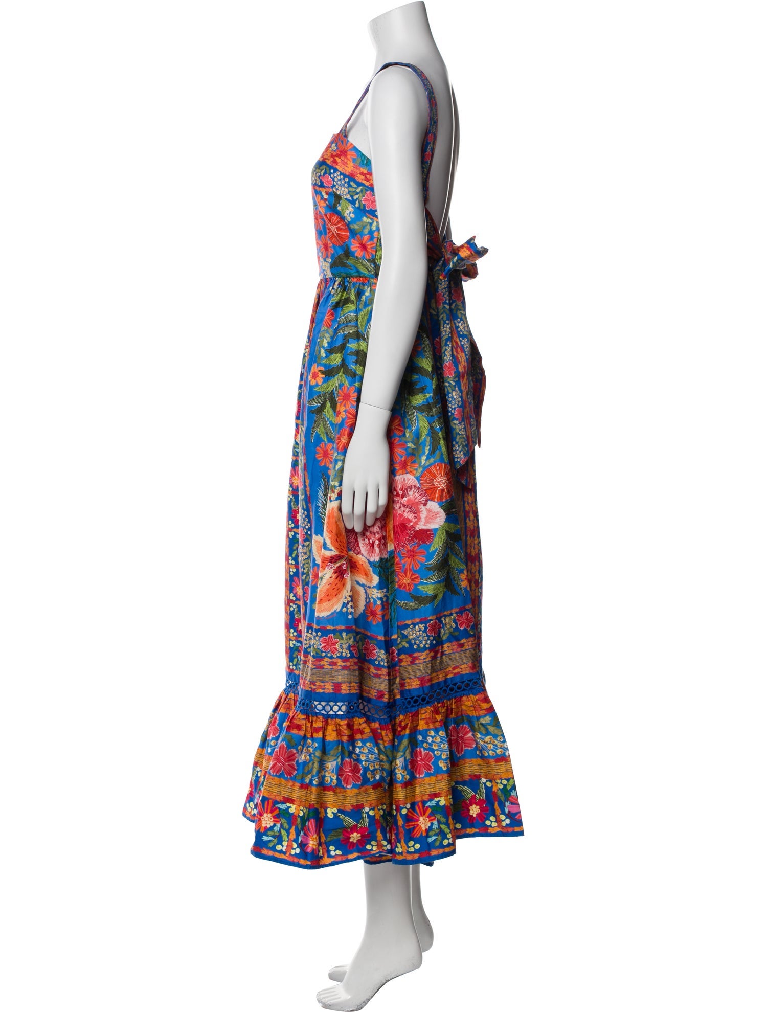 Farm Rio Printed Long Dress