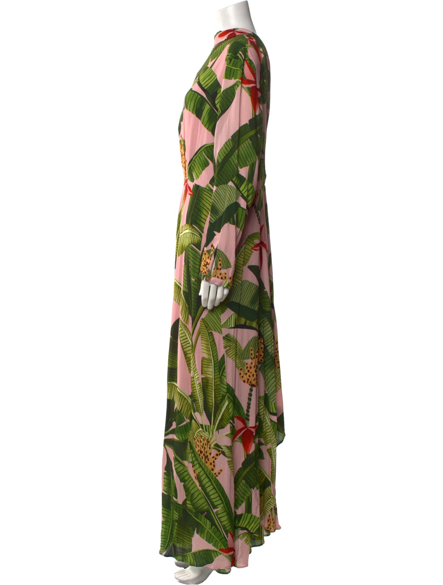 Farm Rio Floral Print Long Dress w/ Tags