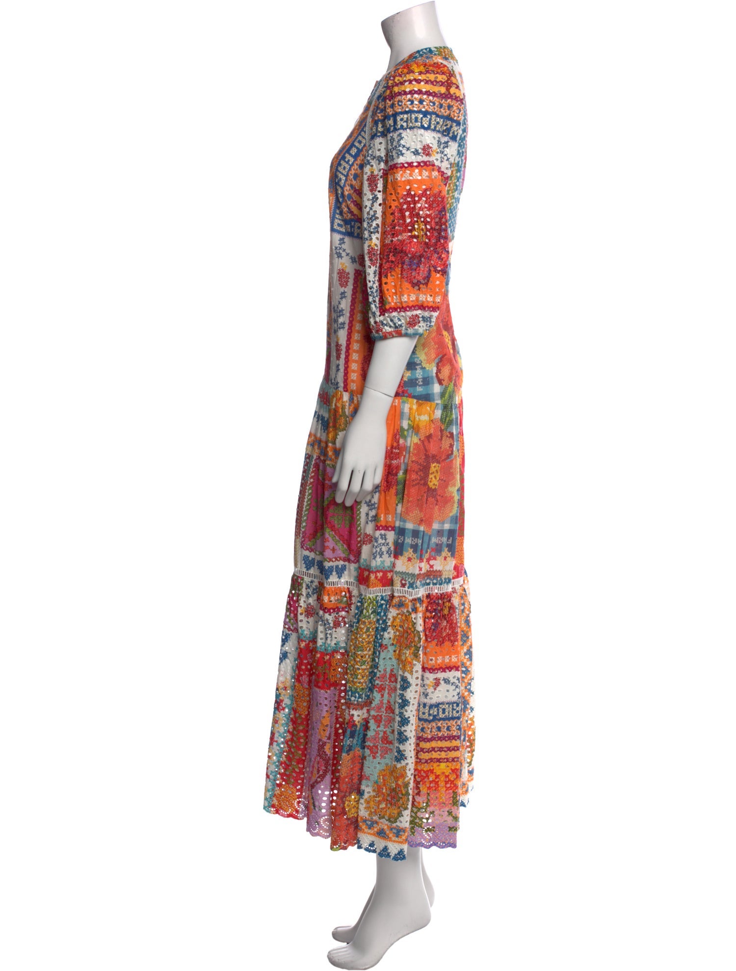 Farm Rio Printed Long Dress