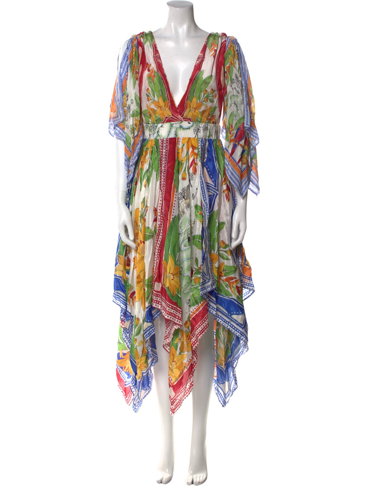 Farm Rio Printed Midi Length Dress