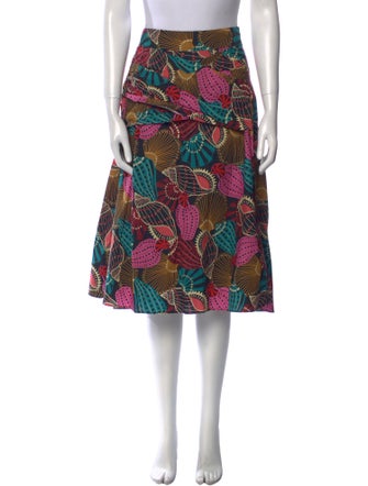 Farm Rio Printed Midi Length Skirt