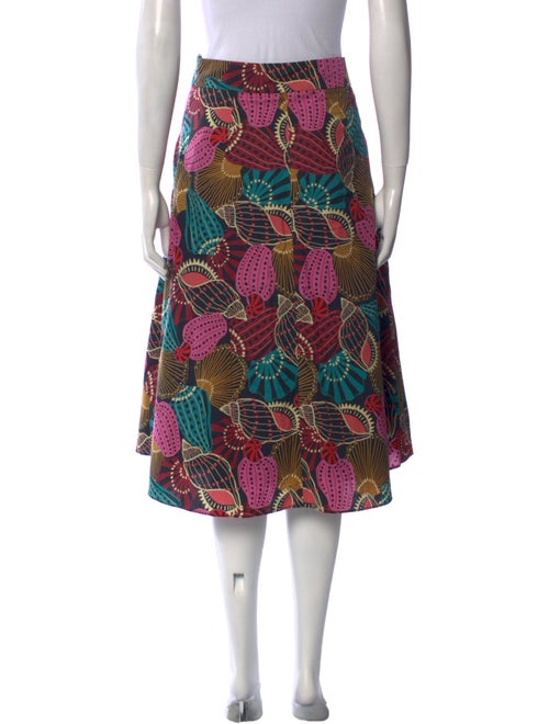 Farm Rio Printed Midi Length Skirt