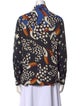 Farm Rio Printed Long Sleeve Button-Up Top