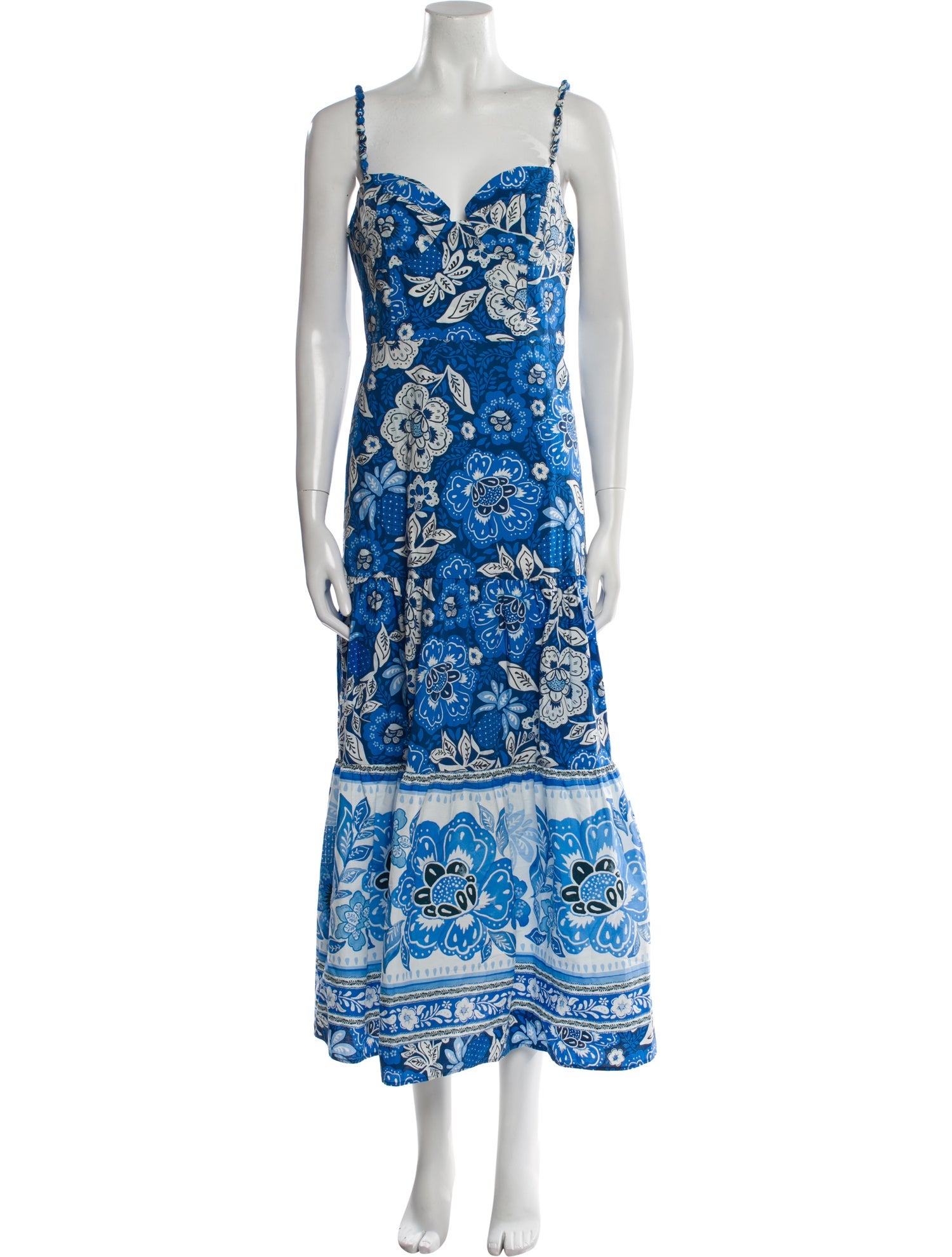 Farm Rio Floral Print Long Dress