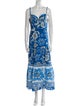 Farm Rio Floral Print Long Dress