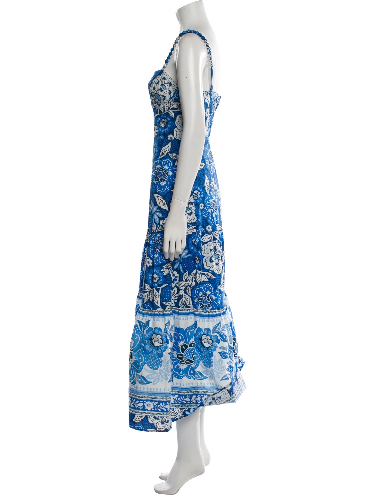 Farm Rio Floral Print Long Dress