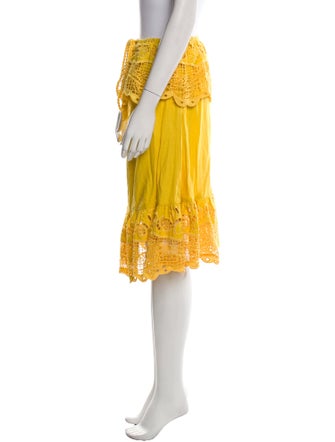 Farm Rio Linen Knee-Length Skirt