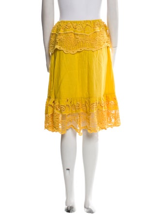 Farm Rio Linen Knee-Length Skirt