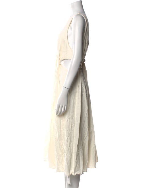 Farm Rio Linen Midi Length Dress