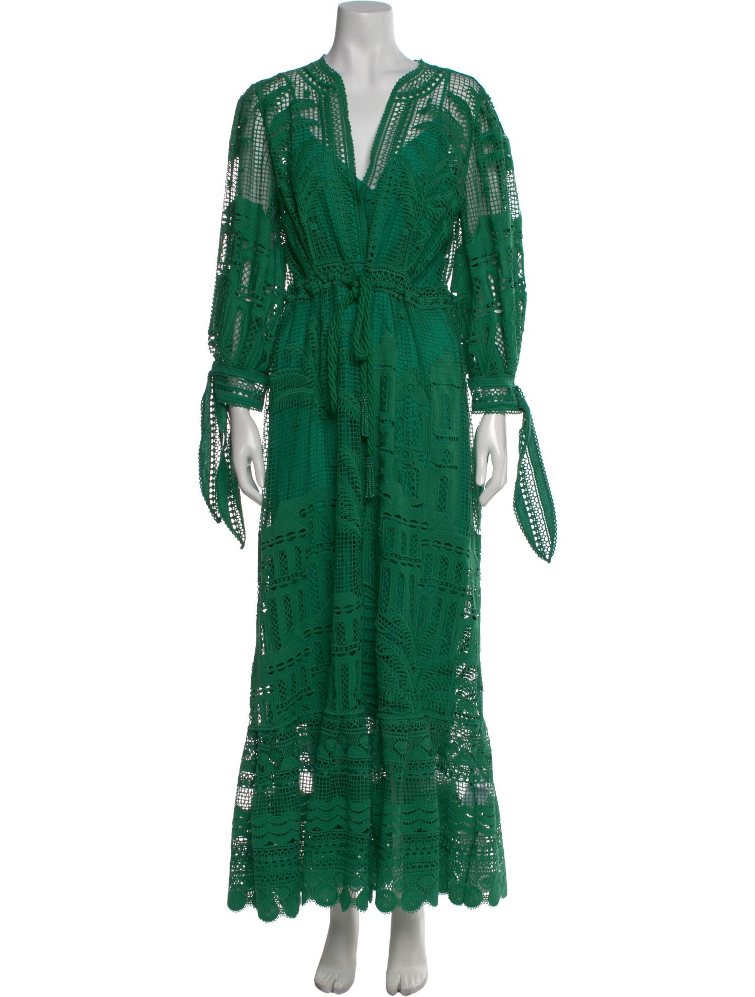 Farm Rio V-Neck Long Dress