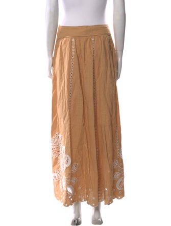 Farm Rio Paisley Print Midi Length Skirt