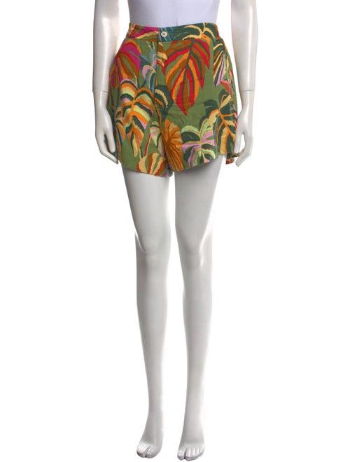 Farm Rio Linen Mini Shorts
