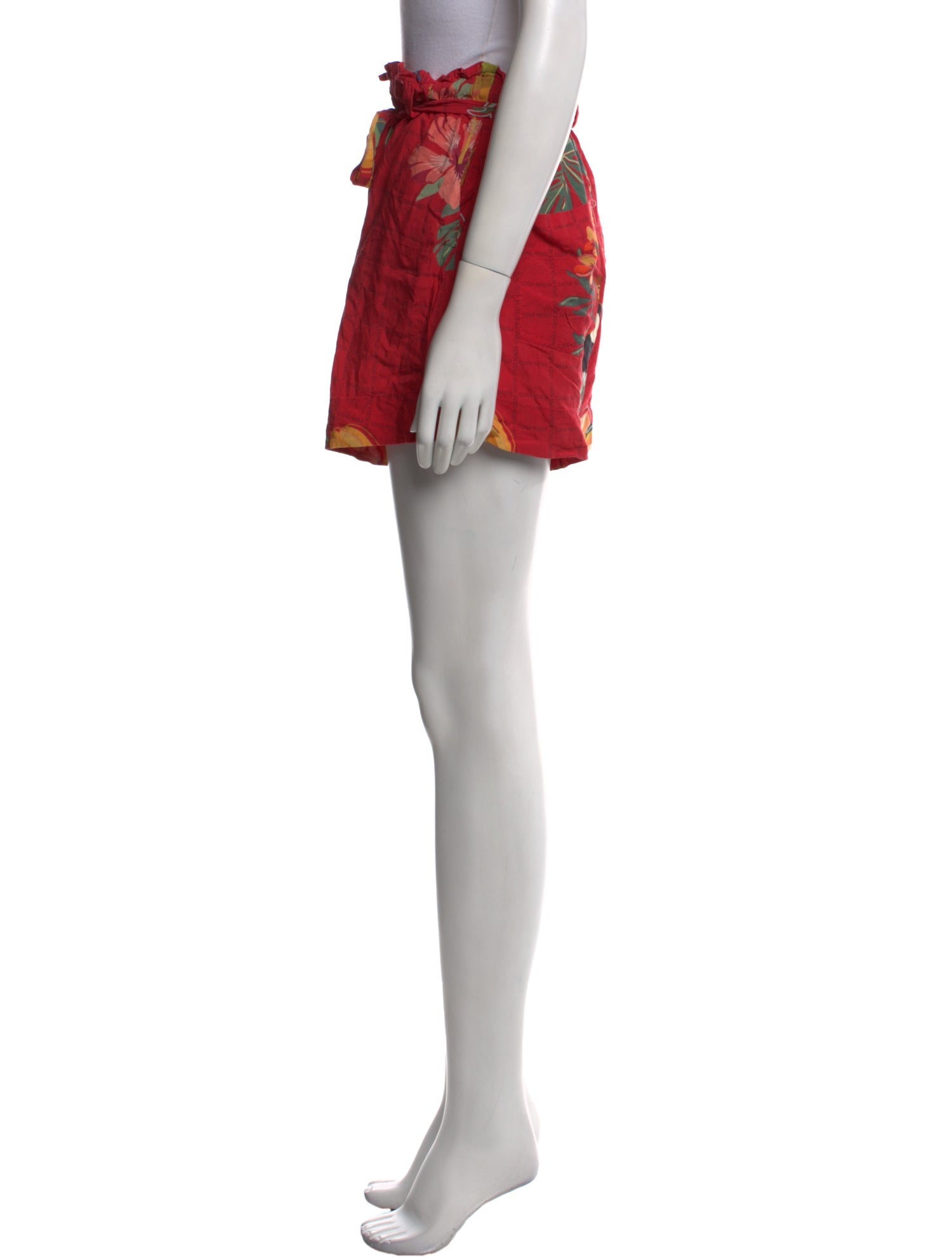 Farm Rio Floral Print Mini Shorts