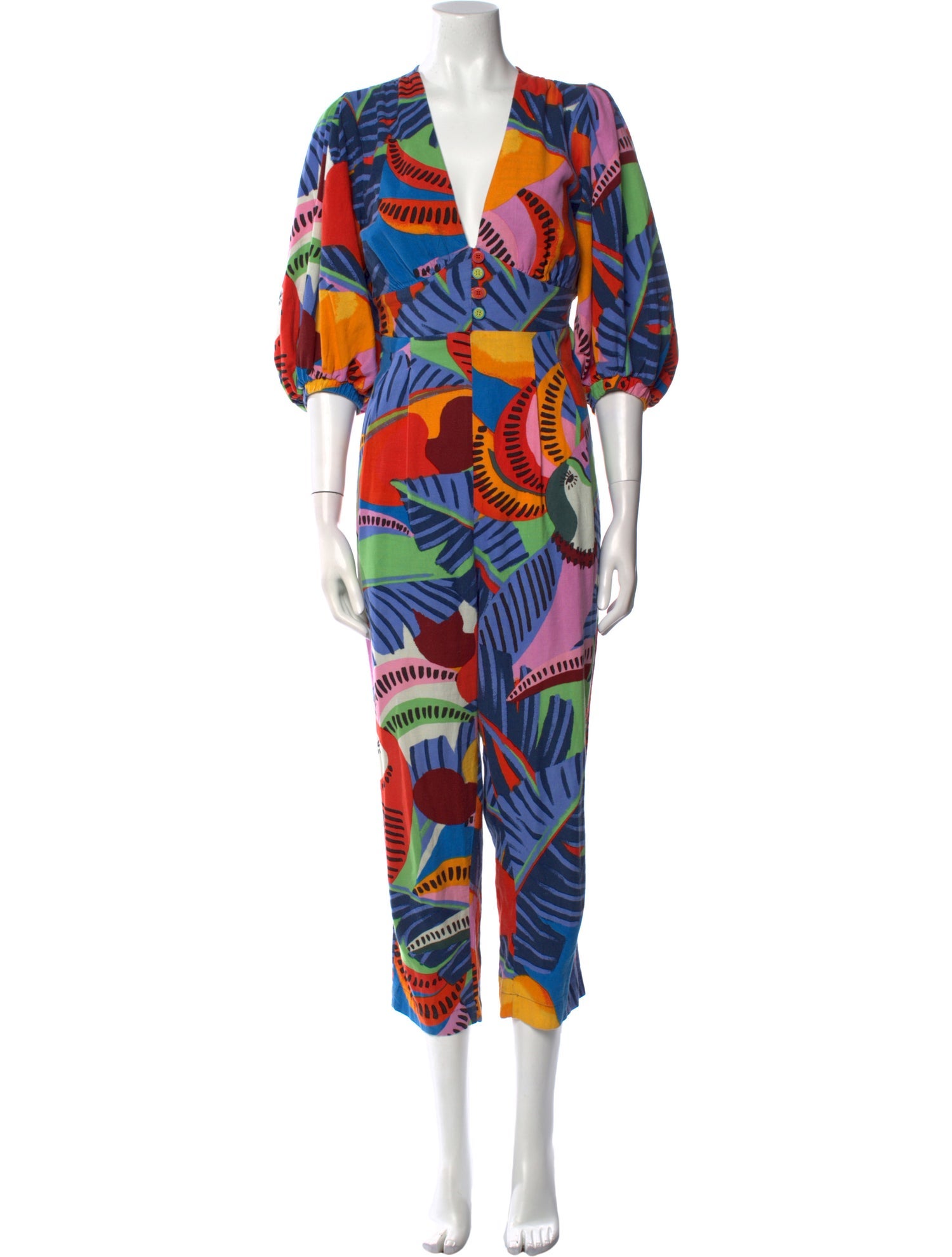 Farm Rio Linen Mini Dress