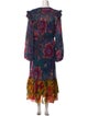 Farm Rio Floral Print Long Dress