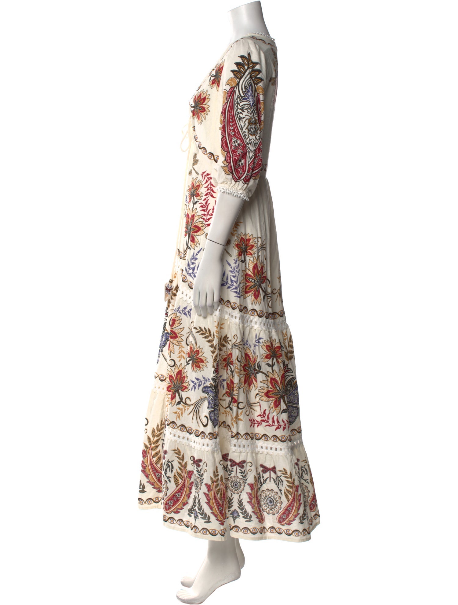 Farm Rio Linen Long Dress w/ Tags