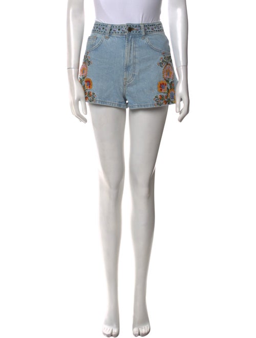 Farm Rio Graphic Print Mini Shorts